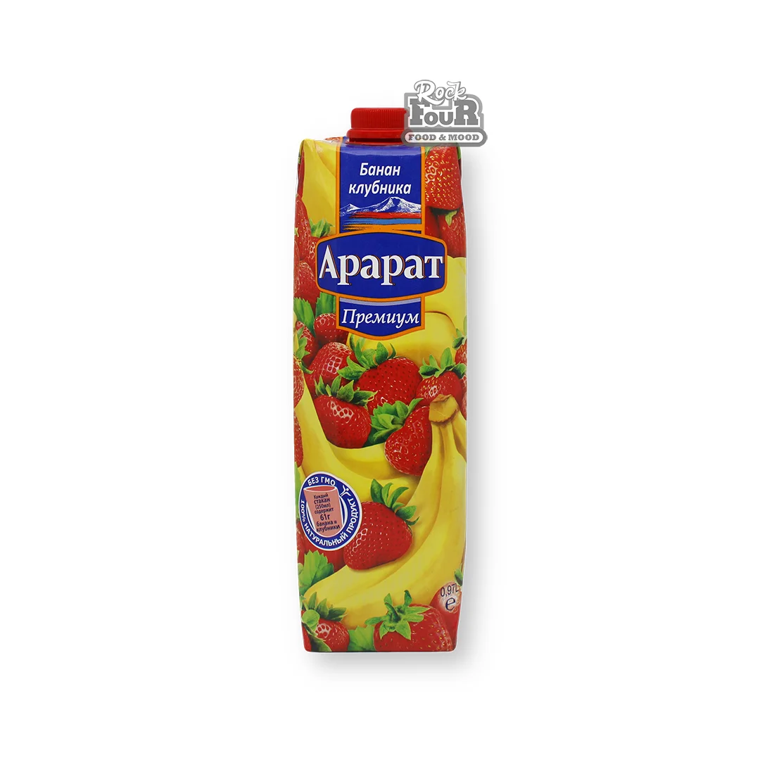 Juice "Ararat Premium" banana-strawberry 970ml